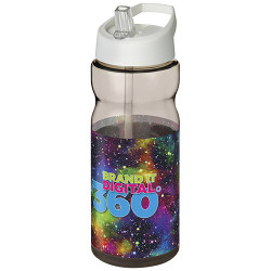 Bidon deportivo de 650 ml con tapa con boquilla H2O ActiveR Base Tritan