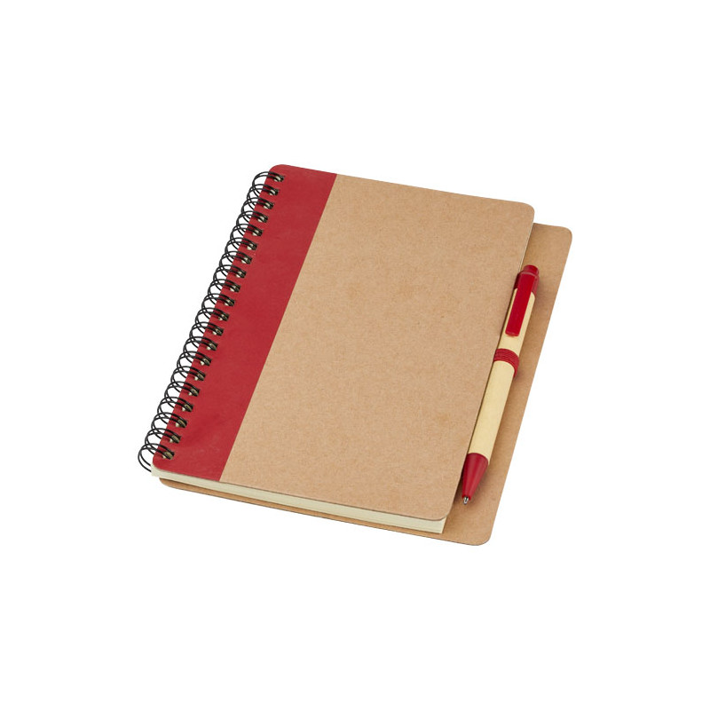 Libreta de papel reciclado con boligrafo Priestly