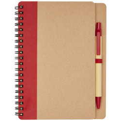 Libreta de papel reciclado con boligrafo Priestly