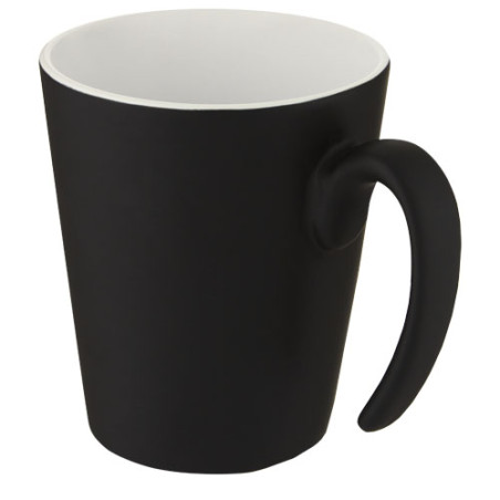 Taza de ceramica con asa de 360 ml Oli