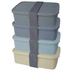 Fiambrera de plastico reciclado Dovi