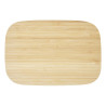 Fiambrera de acero inoxidable con tapa de bambu Tite