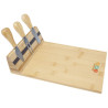 Tabla de quesos imantada con acesorios de bambu Mancheg