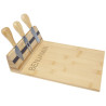 Tabla de quesos imantada con acesorios de bambu Mancheg