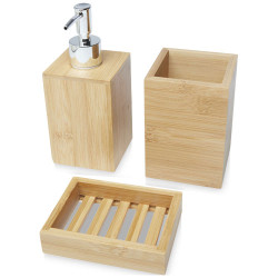 Set de bano de bambu de 3 piezas Hedon