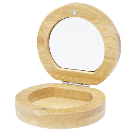 Espejo de bolsillo de bambu Afrodit