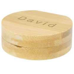 Espejo de bolsillo de bambu Afrodit