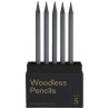 Set de 5 lapices de grafito 2B sin madera KarstR