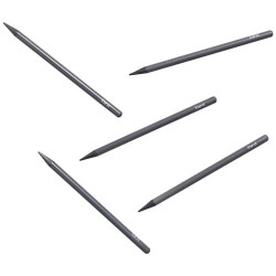 Set de 5 lapices de grafito 2B sin madera KarstR