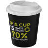 Vaso reciclado de 250 ml con tapa antigoteo AmericanoR Espresso Eco