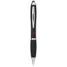 Boligrafo stylus de color con empunadura negra Nash tinta negra