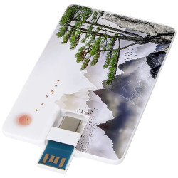 Memoria USB de 32 GB de tipo C y USB A 30 Duo slim