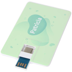 Memoria USB de 64 GB con tipo C y USB A 30 Duo slim