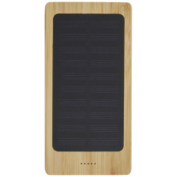Bateria externa solar de bambu de 8000 mAh Alata