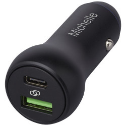 Cargador de coche USB C USB A de 55 W dual Pilot
