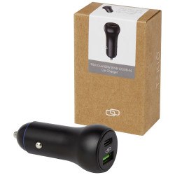Cargador de coche USB C USB A de 55 W dual Pilot
