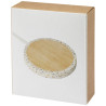 Base de carga inalambrica de bambu de 10 W Terrazzo