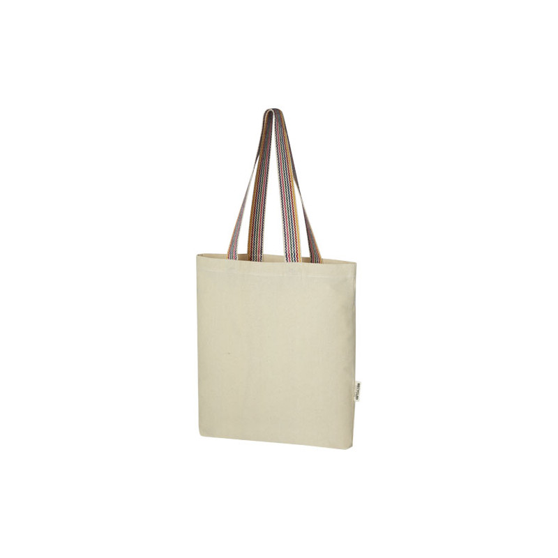 Bolsa Tote de algodon reciclado de 180 g m de 5 l Rainbow