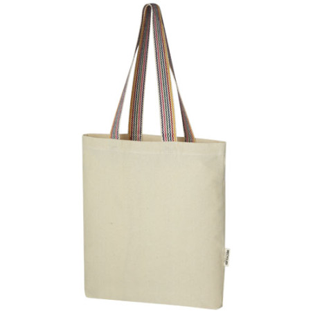 Bolsa Tote de algodon reciclado de 180 g m de 5 l Rainbow