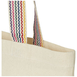 Bolsa Tote de algodon reciclado de 180 g m de 5 l Rainbow