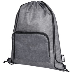 Bolsa con cordon plegable reciclada de 7L Ash