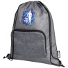Bolsa con cordon plegable reciclada de 7L Ash