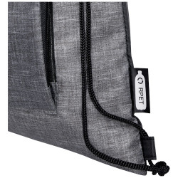 Bolsa con cordon plegable reciclada de 7L Ash
