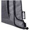Bolsa con cordon plegable reciclada de 7L Ash