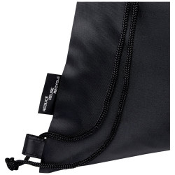 Bolsa con cordon plegable reciclada de 7L Ash