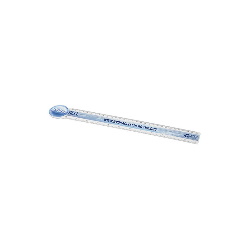 Regla de plastico reciclado con forma de circulo de 30 cm Tait