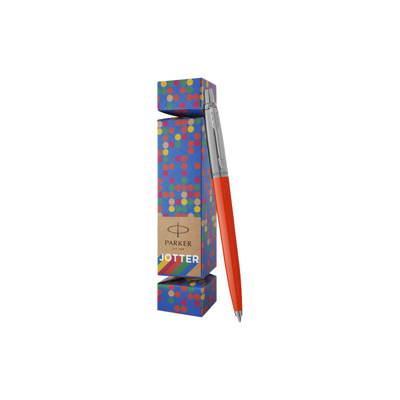 Parker set de regalo con boligrafo Jotter Cracker tinta azul