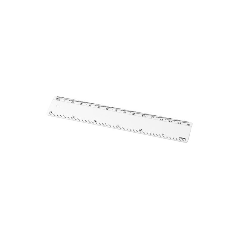 Regla de plastico reciclado de 15 cm Refari