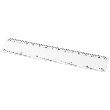 Regla de plastico reciclado de 15 cm Refari