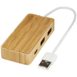 Hub USB de bambu Tapas