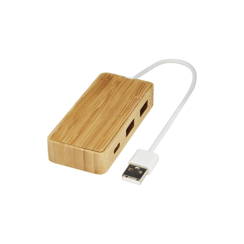 Hub USB de bambu Tapas