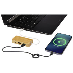Hub USB de bambu Tapas