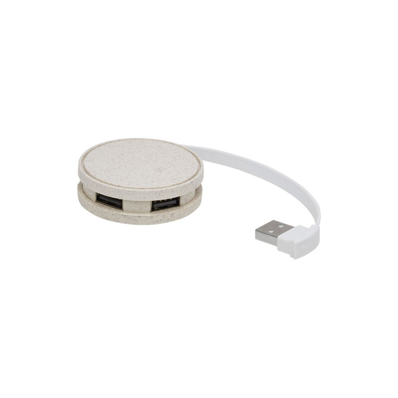 Hub USB de paja de trigo Kenzu