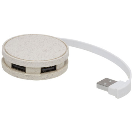 Hub USB de paja de trigo Kenzu