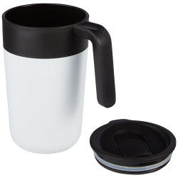 Taza de 400 ml con doble pared reciclada Nordia