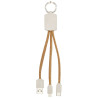 Cable de carga 3 en 1 de paja de trigo y corcho Bates