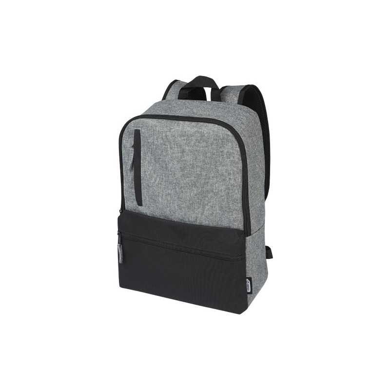 Mochila para portatil de 15 reciclada GRS en dos tonos de 14 L Reclaim