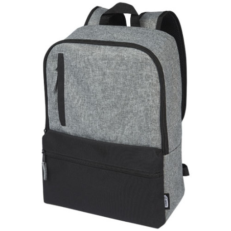 Mochila para portatil de 15 reciclada GRS en dos tonos de 14 L Reclaim