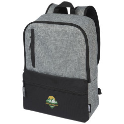 Mochila para portatil de 15 reciclada GRS en dos tonos de 14 L Reclaim