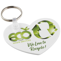 Llavero reciclado con forma de corazon Tait