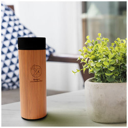 Botella inteligente de bambu de 500 ml SCXdesign D11