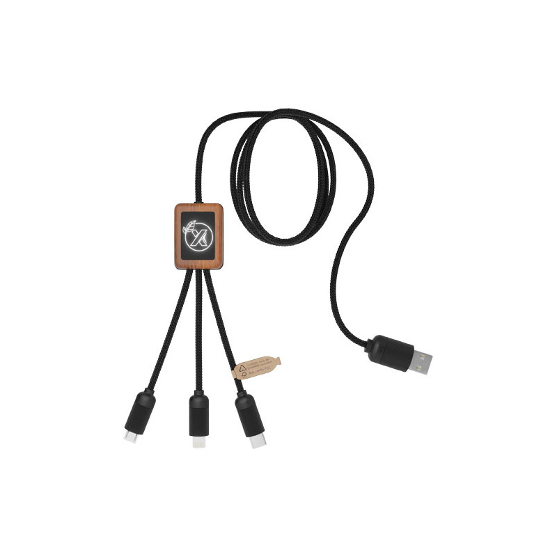 Cable de bambu 3 en 1 SCXdesign C29