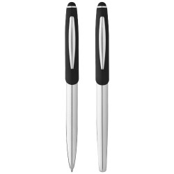 Set de boligrafo y rollerball Stylus Geneva tinta azul