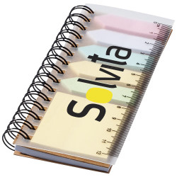 Libreta con espiral y notas adhesivas de colores Spinner