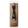 Cable de carga 5 en 1 de PET reciclado con logo retroiluminado y base de carga de 10 W SCXdesign C40