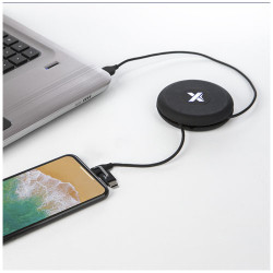 SCXdesign C18 travel light up 3 en 1 cable retroiluminado